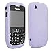 Blackberry Curve 8520 Embossed Silicon Skin Case - Purple Lavender OEM Original HDW-24539-001