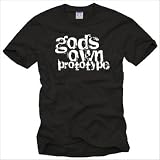 Coole Sprüche T-Shirts für Herren GOD´S OWN PROTOTYPE schwarz Größe M