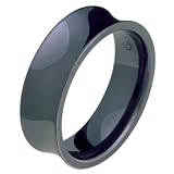 Alef - Black Titanium Ring