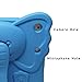 NCURV Apple iPad mini EVA case – Best Protection – Shock proof - Perfect Custom fit for your iPad mini Tablet 1, 2,3 – Cute Animal - Elephant Case with Stand for Kids – Blue