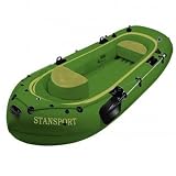 11Ft 6 Man Row Boat Fishing Boat Inflatable Raft Camping Dinghy