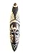 OMA African Wall Mask Tiki Tribal Fire Wooden Hand Crafted Wall Hanging Home Decor For Blessings And Luck
