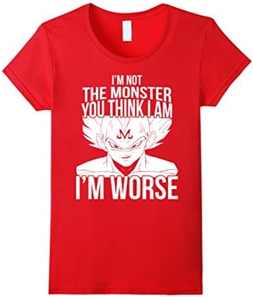 Women's I'm Not A Monster Medium Red