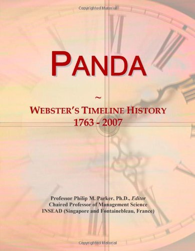 Panda: Webster's Timeline History, 1763 - 2007