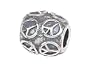 Zable(tm) Sterling Silver Peace Sign Bead / Charm