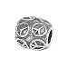 Zable(tm) Sterling Silver Peace Sign Bead / Charm