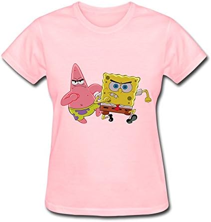 Women's Tshirt - Classic Spongebob Squarepants Sponge Bob T-shirt Pink Size XXL