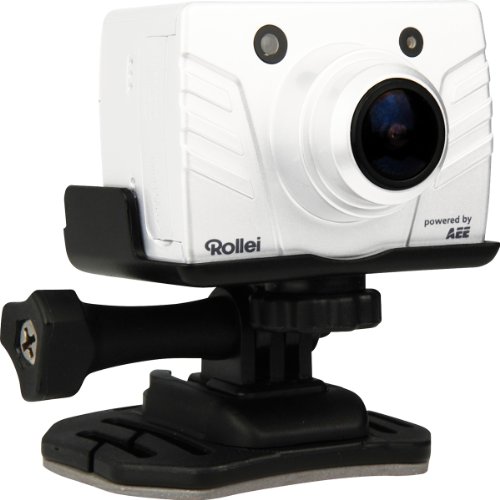 Rollei Bullet 4S Full-HD Camcorder (8 Megapixel, 3,5 cm (1,4 Zoll) TFT-Display, 175 Grad Weitwinkel-Objektiv, HDMI, USB) inkl. 4GB SD-Karte, Unter ...