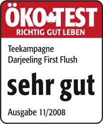 Teekampagne Darjeeling First Flush Gartentee Finest Tippy Golden Flowery Orange Pekoe (FTGFOP1) Ernte 2011 Biotee (kbA)500g