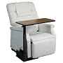 Drive Medical Deluxe Seat Lift Chair Overbed Table, Walnut