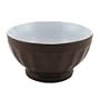 BIA Cordon Bleu Fluted Bowls, Set of 4, Espresso/White