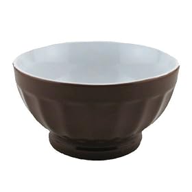 BIA Cordon Bleu Fluted Bowls, Set of 4, Espresso White by BIA Cordon Bleu