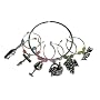 Wine Glass Charms set~ Wine Themed~ Wine Stem, "Wine", Grapes, Basket, Bottle, Corkscrew