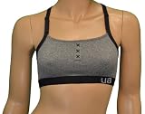 Under Armour Women's UA Essentials Sports Bra-Gray/Black