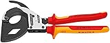 クニペックス KNIPEX 9536-320 絶縁ラチェットケーブルカッター