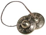Tingsha Tibetan Meditation Bell 2.5 Embossed with Om Mani Padme Hum