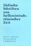 J&uuml;dische Schriften aus  hellenistisch-r&ouml;mischer Zeit (JSHRZ): 4 -  Makkab&auml;erbuch: 6 - Hans-Josef Klauck