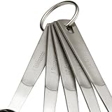 MIU Trendy Stainless-Steel 5-Piece Measuring Spoon Set