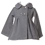 Toddler Little Girls Clothes GREY HOODED Top FLAPDOODLES Girl 2T-6X