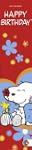 Snoopy Geburtstagskalender Mini-long:...