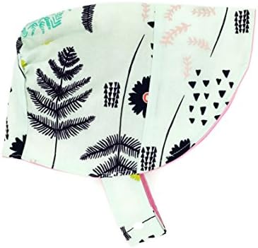 Little Sun Hat Modern Bonnet Medium Woodbine, reversible outdoor unique brim and ear flap headwear for newborn baby babies toddler boy girl swim summer weather protection sunhat