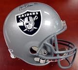 Tim Brown Autographed/Hand Signed Oakland Raiders Full Size Replica Helmet PSA/DNA