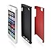 iPhone SE Case, GreatShield Legacy Series Slim Fit Dual Layer Hybrid Case with Kickstand for Apple iPhone SE / 5S / 5 (Red/Black)