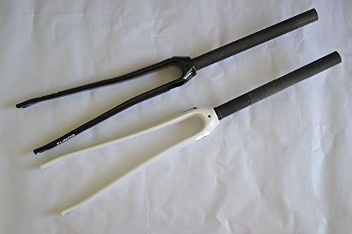 1 PCS (Black or White) Fundr Fork Full2014 Carbon Fibre Road Bicycle Bike Frame Fork Parts Carbon 1-1/8" Superlight Fork Only 370g