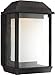 Feiss OL12801TXB-L1 McHenry StoneStrong LED Marine Grade Outdoor Patio Lighting Wall Lantern, Black, 1-Light (8"W x 13"H)