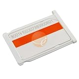 SIM Card White Tray Holder for Apple iPhone 3G (Not Compatible with iPhone 1st Gen) by eForCity