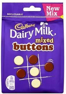 Cadbury Dairy Milk Mixed Buttons (115gx2)