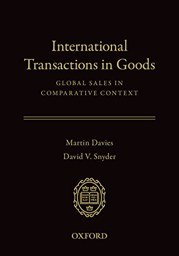 International Transactions in Goods: Global Sales in Comparative Context