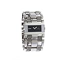 Clyda - CLD0271GNIW - Montre Femme - Quartz analogique - Bracelet M&eacute;tal Argent&eacute; avec pierres