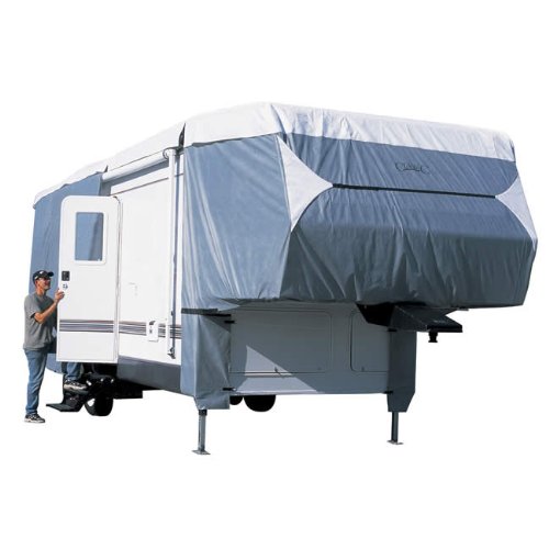 Classic Accessories 75663 PolyPro III Deluxe 5th Wheel Cover - Grey - Model 5