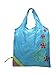 Reusable Shopping Tote Bag - Folded into a Strawberry - Blue