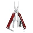 Leatherman 831189 Squirt PS4 Red Keychain Tool with Plier