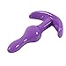 Gydoy 4pcs/set soft anal plug kit butt plug set with safe base for beginners