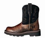 Ariat Ladies 'FatBaby' Gator Print Boots - Red