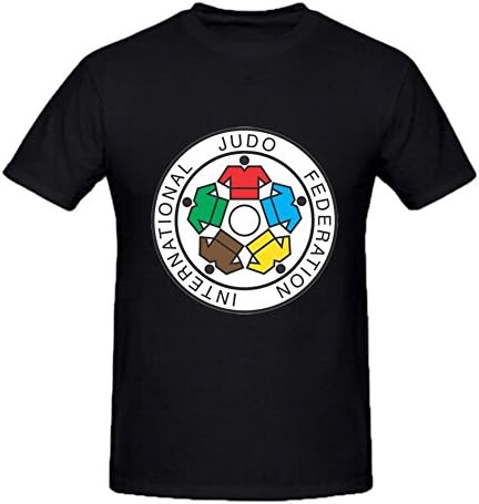 mens Round Neck Judo Federation Short Shirts