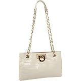 DKNY Croc-Embossed Leather Chain E/W Cross-Bod