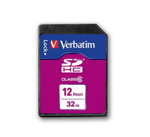 Verbatim Secure Digital High Capacity (SDHC) 32GB Speicherkarte (12 Hours HD Video, Class  Preisvergleich