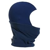 Turtle Fur - Balaclava Kids, Deluxe Italian Micro Fur Fleece, Navy