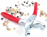 Spring Loaded, Easy Operation 1/8 Eyelet Tool 100 Multicolored Eyelets 41kleuv6dyL. SL160 Spring Loaded, Easy Operation 1/8 Eyelet Tool 100 Multicolored Eyelets