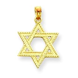 14k Star of David Pendant