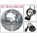 High Quality Electric Wonderful Coulorful Club Show Party Disco Light Effect 12 Inch In Mirror Ball Motor Set Kit Indoor Home