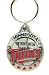 Pewter MLB Team Logo Key Ring - Minnesota Twins