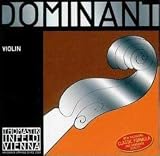 Thomastik Dominant 4/4 Violin String Set - Medium Gauge - Steel Ball-End E