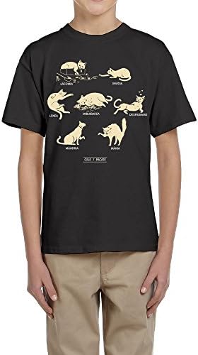 Crew Neck Shirt Sin Cat Adolescent's Short Sleeve T-shirt