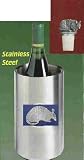 Armadillo Wine Chiller with Armadillo Pewter Bottle Stopper