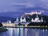 Alt Stadt and Hohensalzburg Fortress, Salzburg, Austria Photographic Poster Print by Jon Arnold, 32x24
